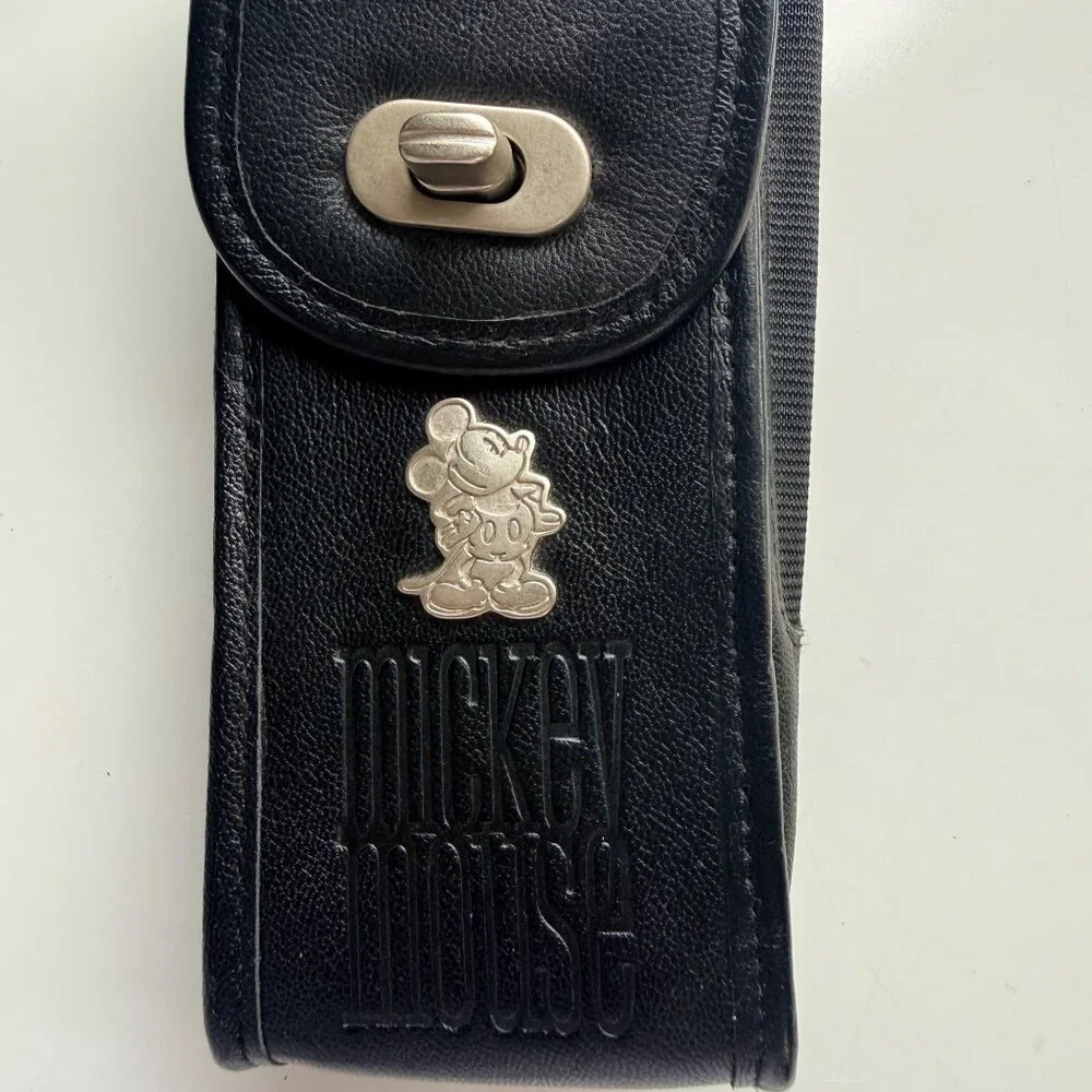 The Disney Store Y2K Mickey Mouse Black Leather 1928 3 Piece Set